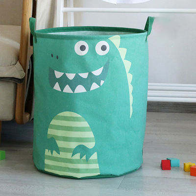 Pattern Foldable Large Laundry Hamper Dirty Cloth Storage Washing Bin Collapsible Canvas Laundry Basket