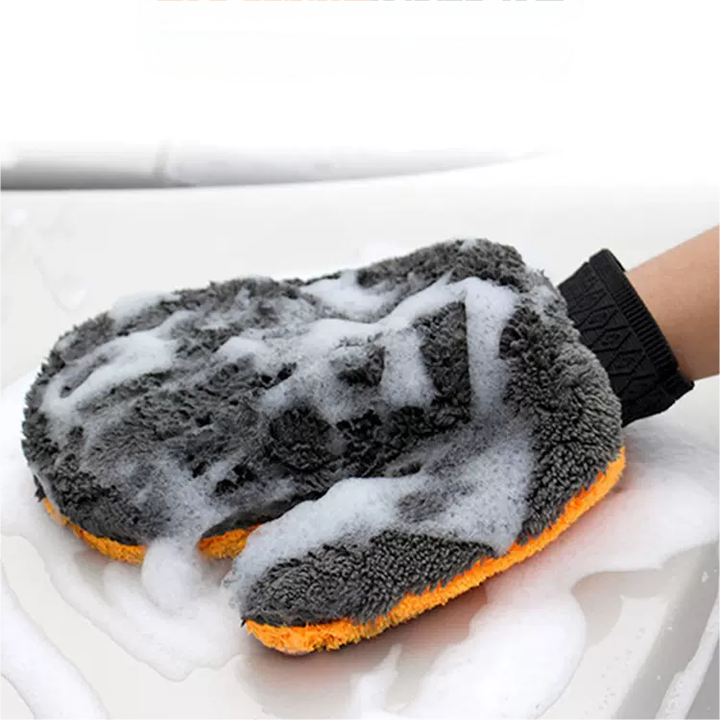 Reusable Cleaning Automotive Gloves car wash mitt Cleaning Gloves Wash Chenille Microfiber Car Wash Cleaning Glove