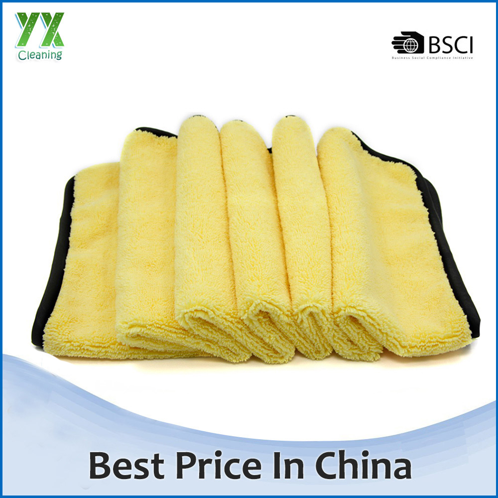 Large size orange car detailing drying towel