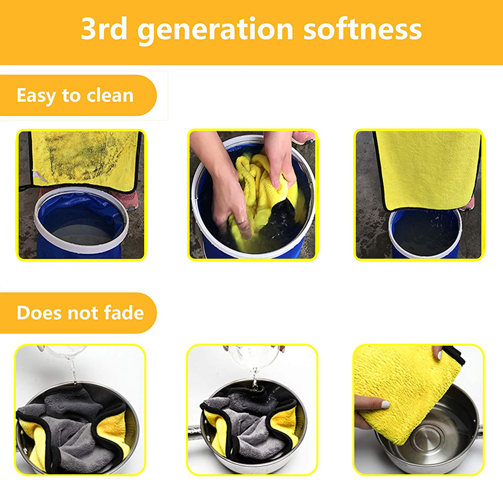 Multi-Purpose washrag House Kitchen Window Car Microfiber Cleaning Cloths Rags Drying Towel