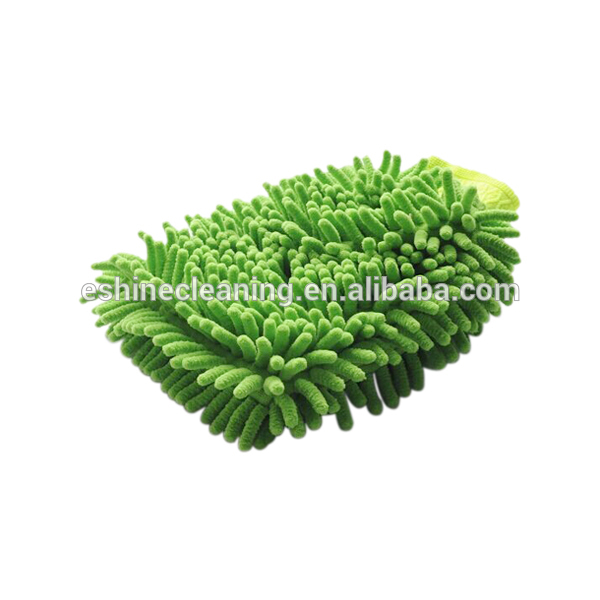 Luxury double sided chenille car wash glove