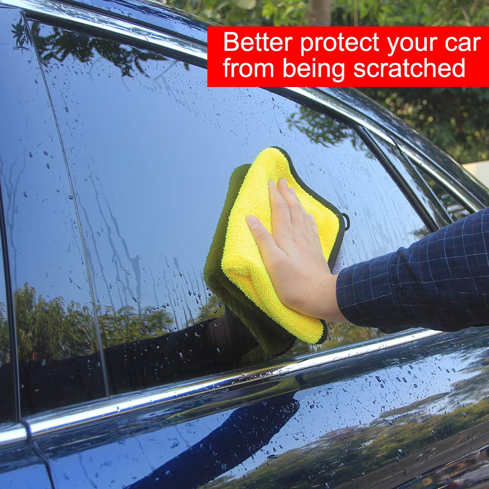 Auto Detailing Towel Microfiber Car Wash Towel Super Thick Plush Microfiber Car Cleaning Cloth