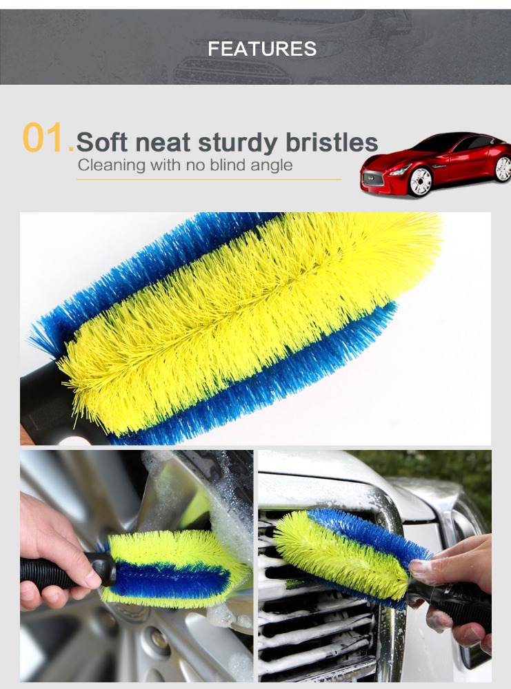 Premium Luxury Double Loop Car Cleaning Brush