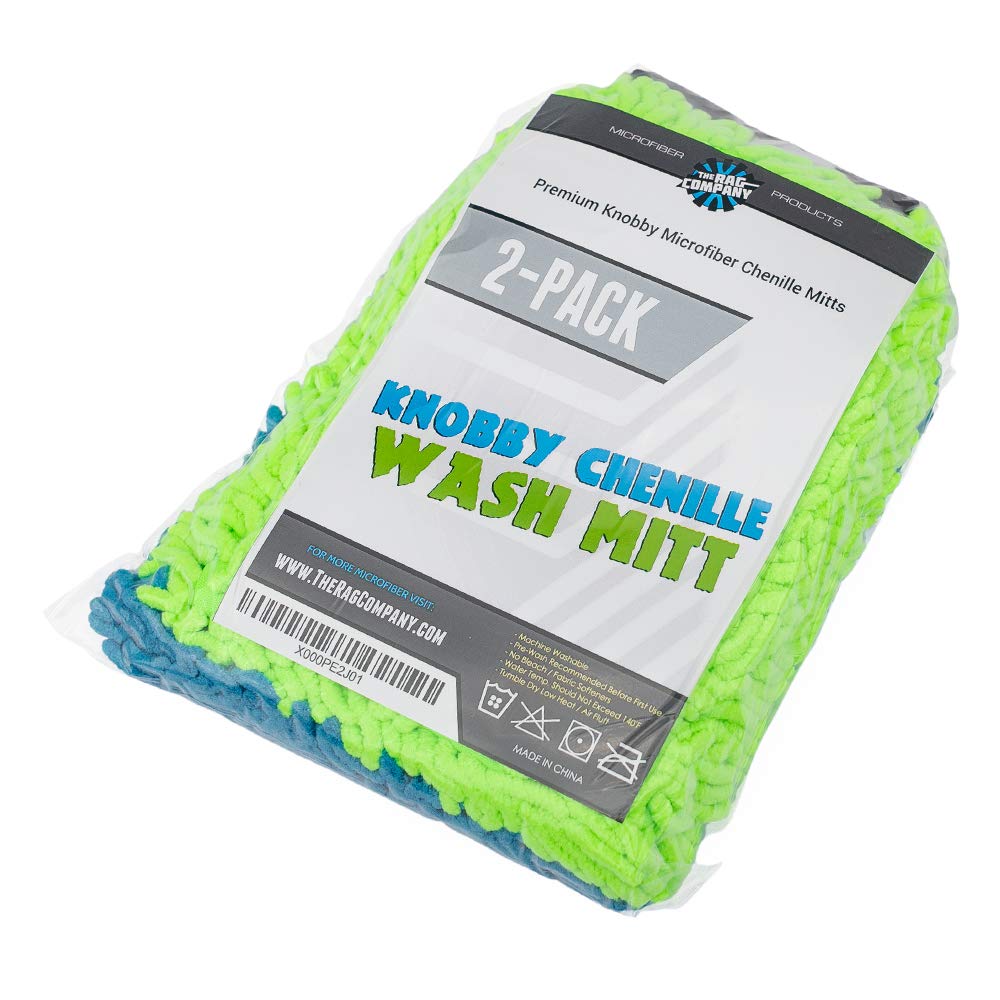 Premium Soft SCRATCH-FREE Microfiber Chenille Mitt