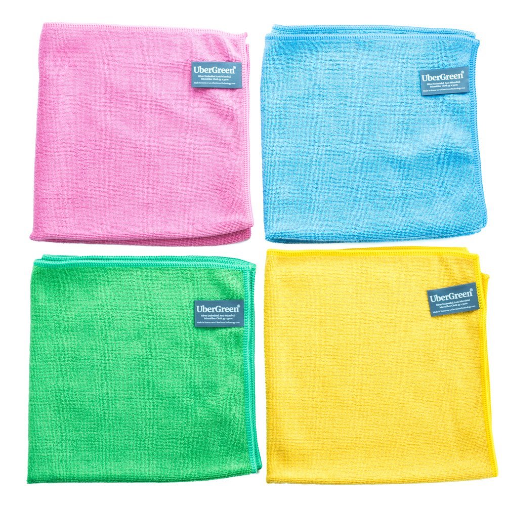 Knitted Terry Microfiber Cloths Cleaning With Microfiber Cloths