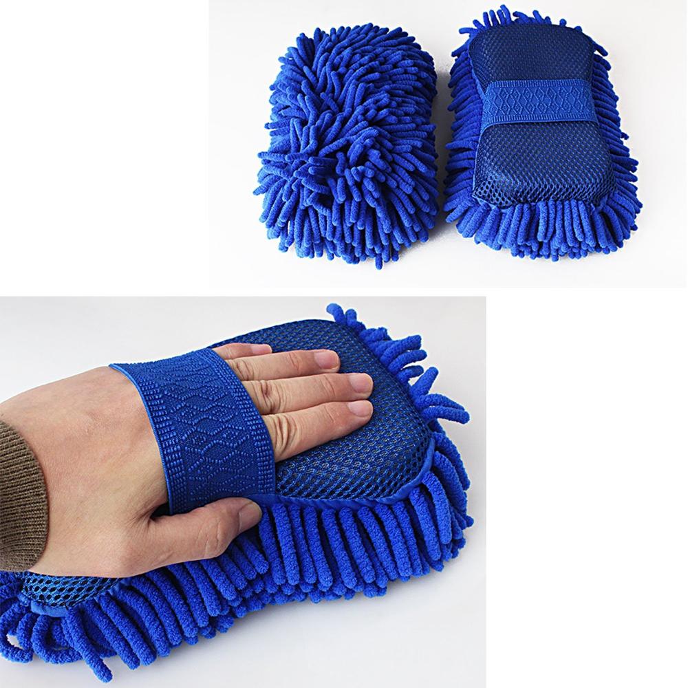 7 in 1 Car wash detailing cleaning kit set with fabric bag sponge towel brush