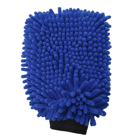 Satisfying service Premium Scratch Free Ultra Plush Micro-Noodle Auto Car Mitt Chenille Microfiber Wash Glove