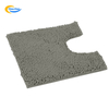 Chenille Floor Mat Bathroom Three piece Set Water Absorbing Long Hair Carpet Toilet Bathroom Foot Mat Set