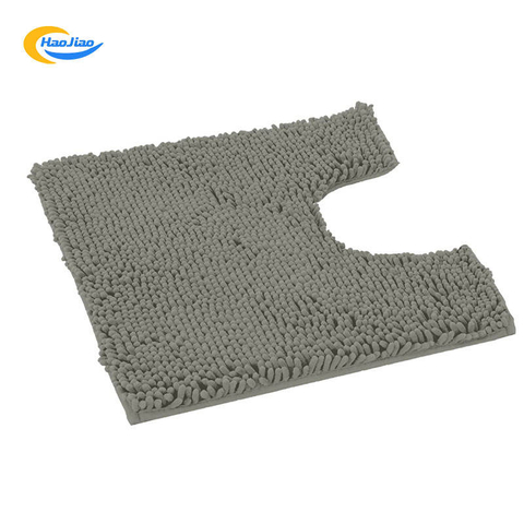 Chenille Floor Mat Bathroom Three piece Set Water Absorbing Long Hair Carpet Toilet Bathroom Foot Mat Set