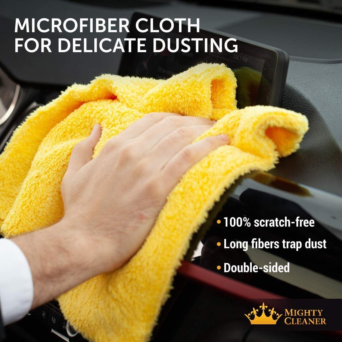 Microfiber Cleaning Towel Car Washing Double Side Double Color Coral Fleece Drying Towel 540gsm with Your Logo
