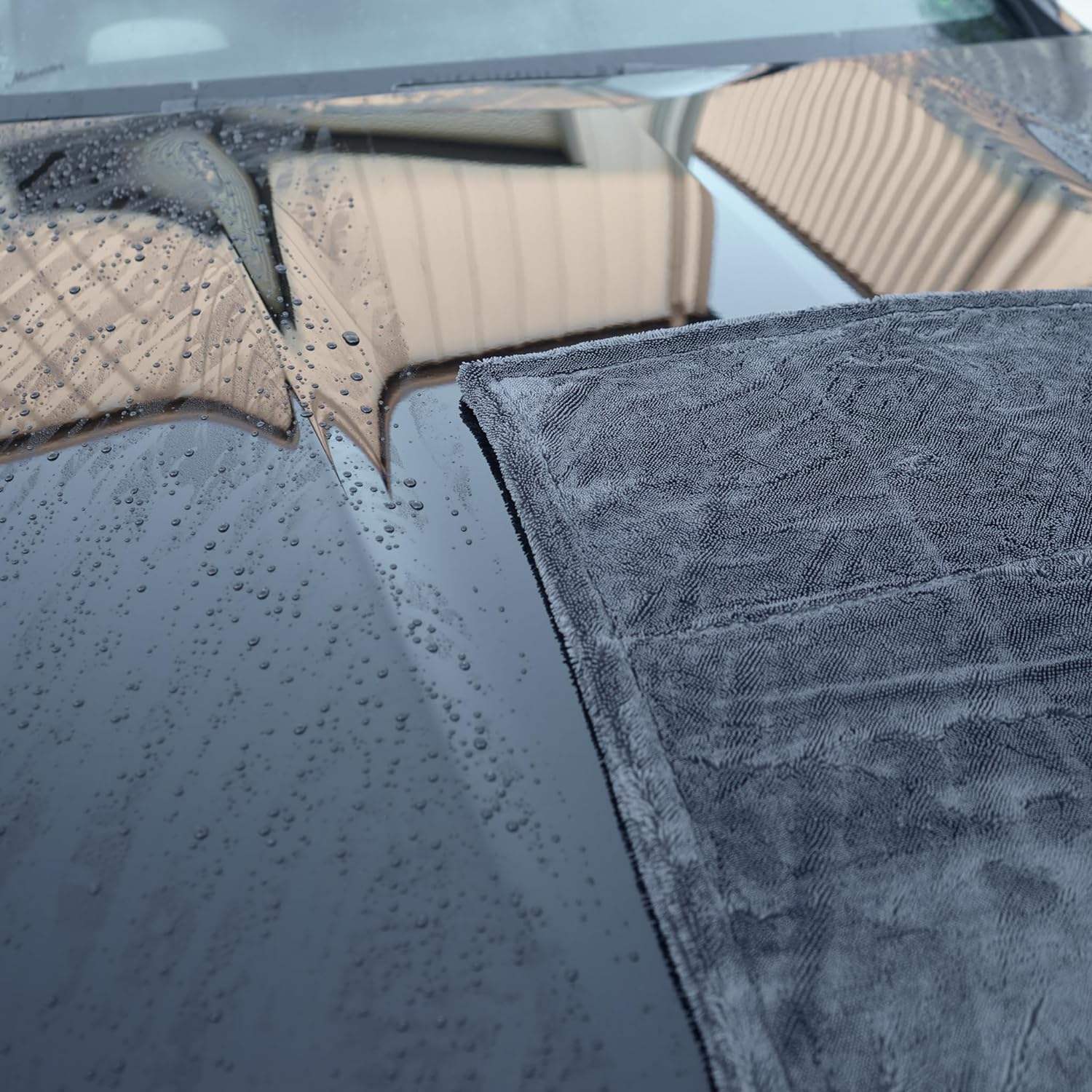 Car Care Polishing Wash Towels Plush Microfiber Glass Cleaner Towel Car Towel Car Dry