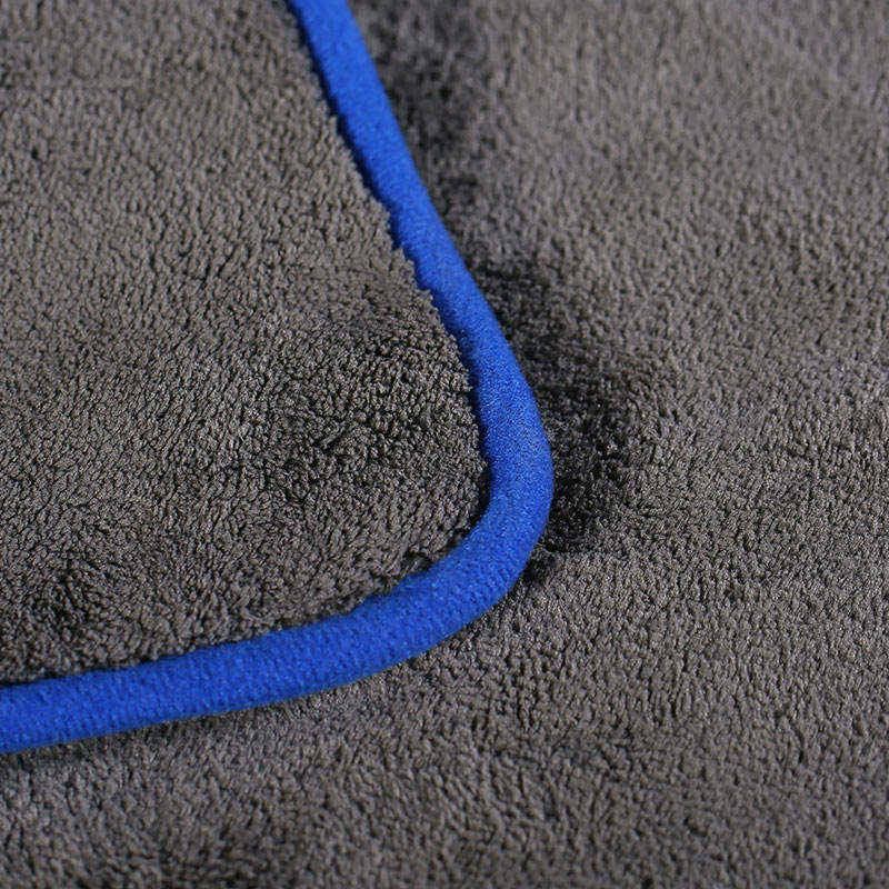 Custom Logo 1000 gsm Deluxe Dual Layer Absorbent Plush Car Wash Towel 1000gsm Microfiber Towel Car Cleaning Drying