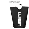 Custom Logo Collapsible Oxford Fabric Laundry Hamper Foldable Canvas Bathroom Cloth Basket Handles Storage Washing Box Home