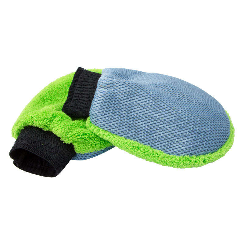Microfiber Rounded Corners Car Wash Mitt Home Kitchen Bathroom Multifunctional Mitt Car Cleaning Mitt