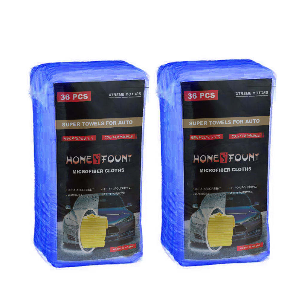 Manufacture Microfiber Cleaning Cloth Custom Package Car Wash Drying Towels Microfiber Cleaning Cloth Towels for Car