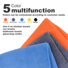 16X16 Inch 400gsm Edgeless Microfiber Cleaning Cloth Long And Short Pile Microfiber Towel For Car Wash/Cleaning