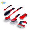 Long Soft Tire And Wheel Hub Cleaner Cleaning Detailing Alloy Car Wash Wheel Brush for Auto
