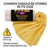 Premium 26"x17" Super Absorbent Reusable Shammy Cloth PVA Chamois Towel for Cars Drying Faster Dry Scratch-Free and Lint-Free