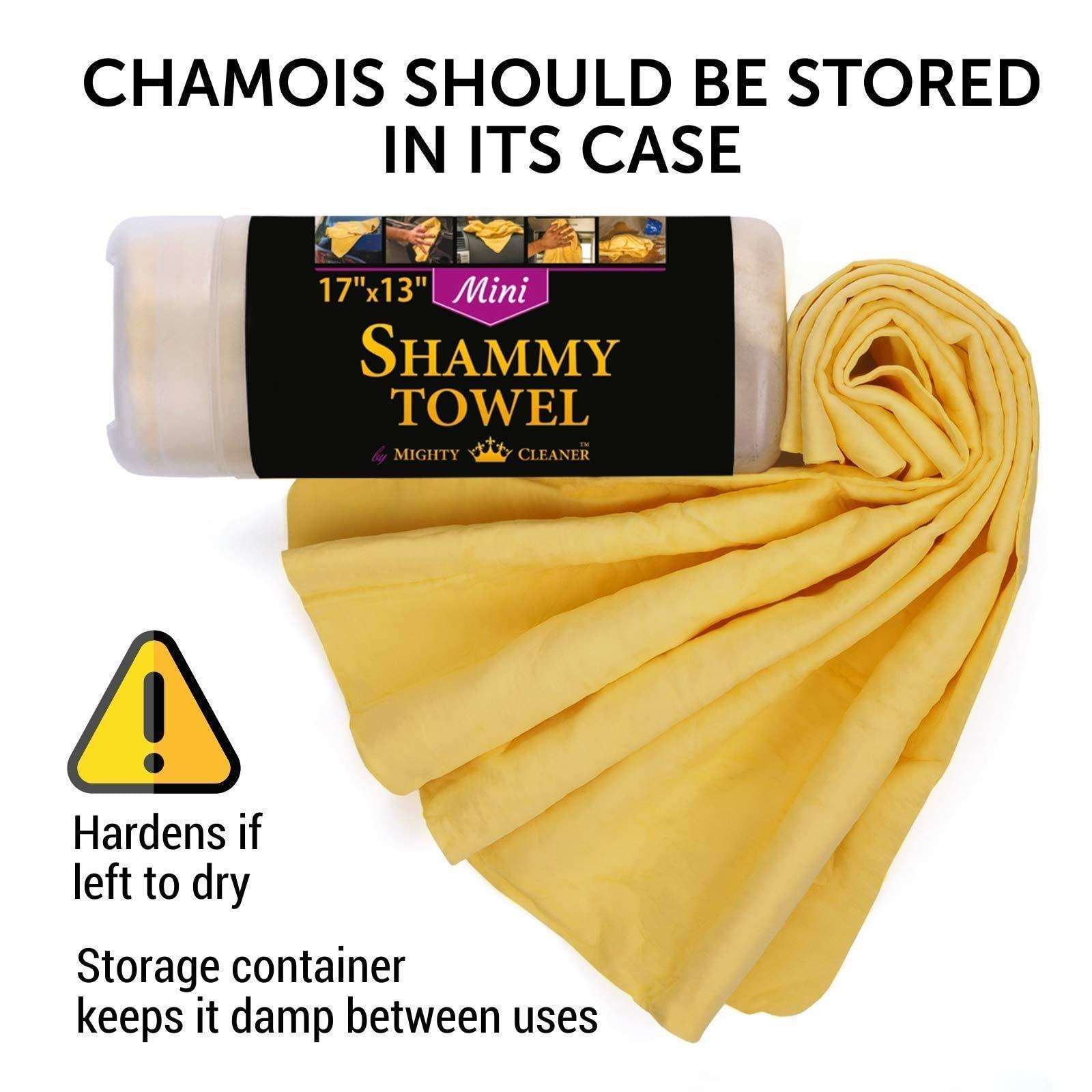 Premium 26"x17" Super Absorbent Reusable Shammy Cloth PVA Chamois Towel for Cars Drying Faster Dry Scratch-Free and Lint-Free