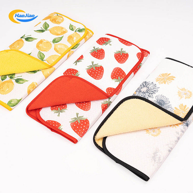 Dish Drying Mat For Kitchen Sink Drainer Microfiber Cushion Pad Tableware Tea Towel Absorbent Home Kitchen Placemat