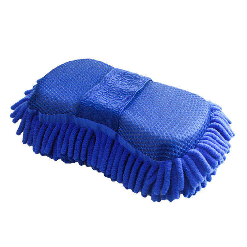 Premium Soft Car Cleaning Sponge Colorful Chenille Microfiber Car Wash Sponge