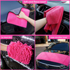 31pcs Pink Car Cleaning Kit Set Car Wash Kit With Canvas Bag Cleaning Gloves Other Car Cleaning Tools