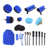 26Pcs Car Accessories Kit Detailing Drill Brushes Buffing Sponge Pads Car Wash Kit Interior Exterior Wheel Car Brush Set