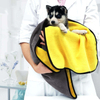 Custom Microfiber Pet Supplies Quick Drying Super Absorbent Pet Cats Dog Grooming Bathrobe Cleaning Bath Towel