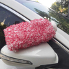 Automotive Car Cleaning Supplies Wholesale Gray Microfiber Chenille Car Washing Mitt Custom Logo Car Wash Gloves
