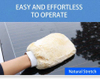 Waterproof Car Wash Microfiber Gloves Soft Thickened Wool Plush Car Cleaning Mitt Double-faced Glove Car Wash Supplies
