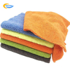 Microfiber Car kitchen Towel 40x40cm Custom Edgeless Super Absorbent Long Short Pile Drying Detail Cleaning Towels for Car Wash