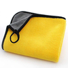 Custom High Quality Thicken Coral Velvet Two Color Double Sided Microfiber Cleaning Drying Washing Car Towel