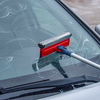 2 In1 8 Inch Telescopic Car Window Squeegee Tool For Car Wrap Car Window Cleaning Window Cleaning Rubber Sponge Glass Cleaner