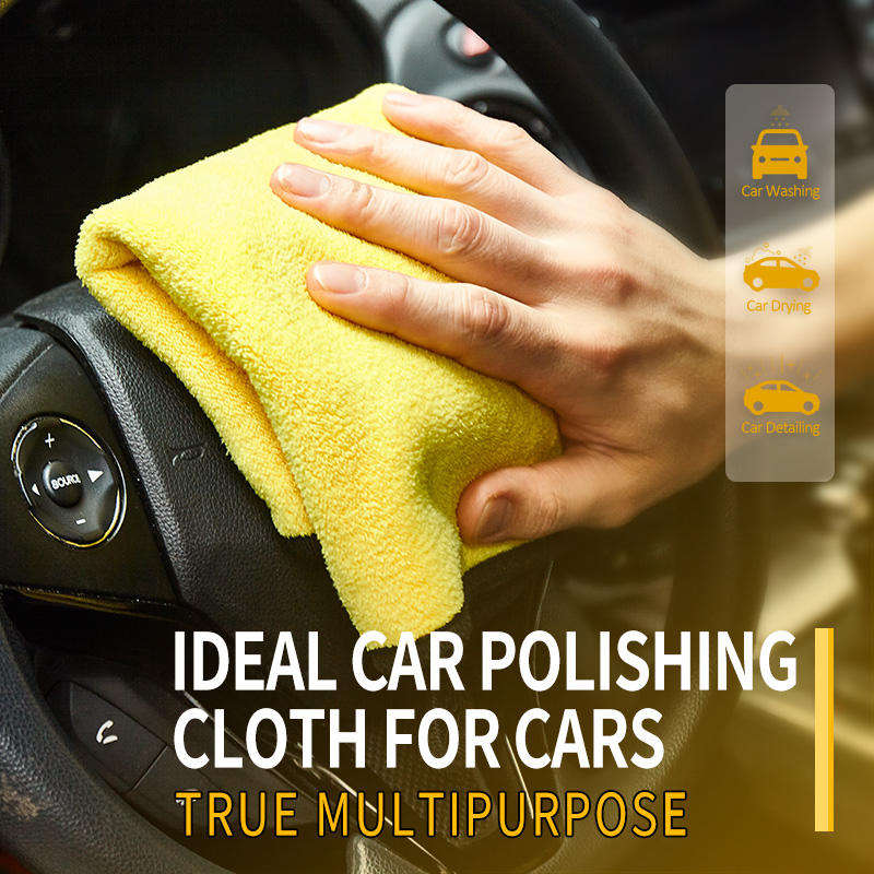 Reusable Quick Dry Car Wash Towel 600gsm Polishing Cleaning Car Cloth Ultra Absorbent Car Microfiber Towel