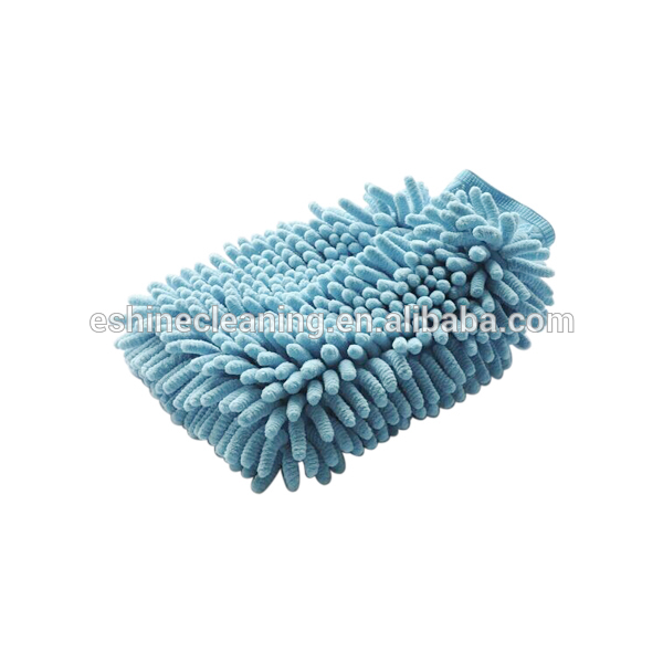 Luxury double sided chenille car wash glove