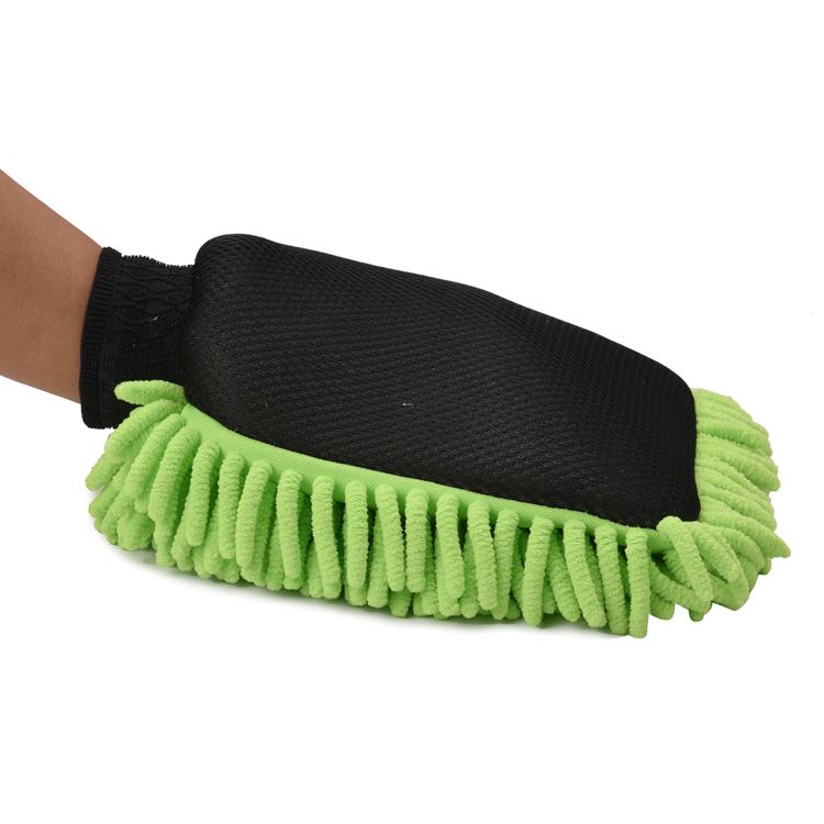 Factory directly chenille premium scratch-free OEM microfiber high pile luxury microfibre wash mitt