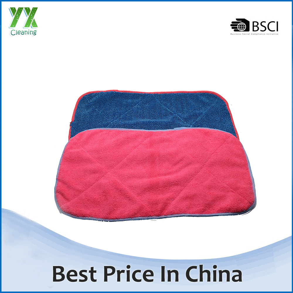 Hot Sale Antibacterial Blue Microfiber Car Cleaning Towel