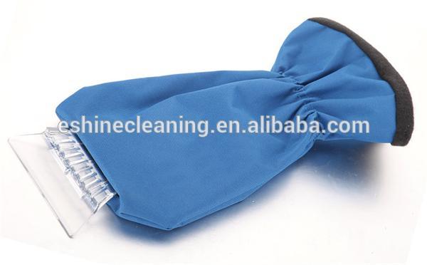 Plastic Ice Scraper Mitt for Car Cleaning
