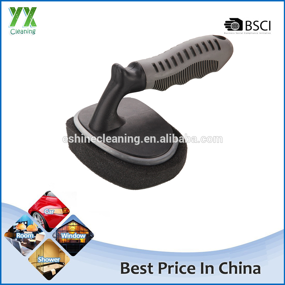 Generic Handle Sponge Car Tire Wax Cleaning Brush