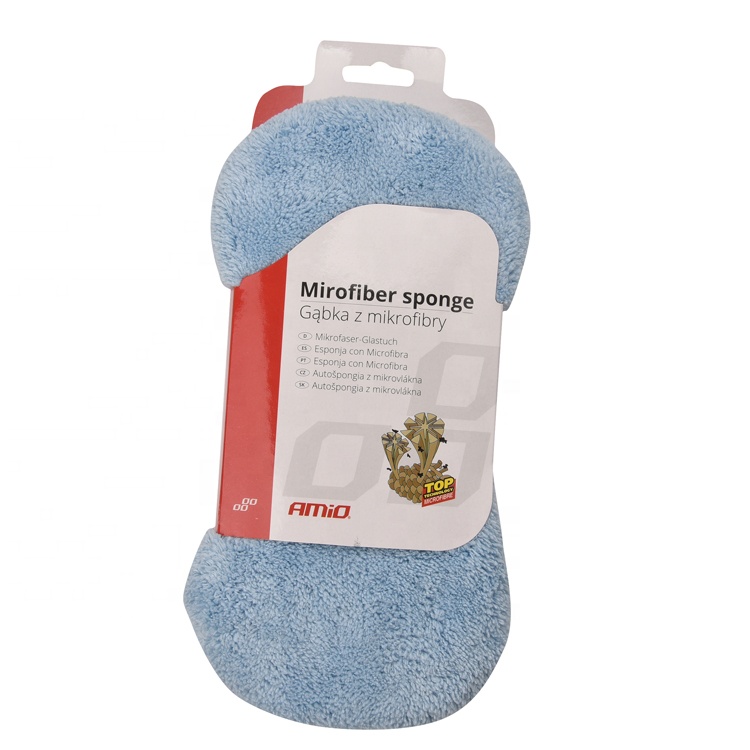 Best choice car wash water-absorbing quality washing microfiber applicator sponge