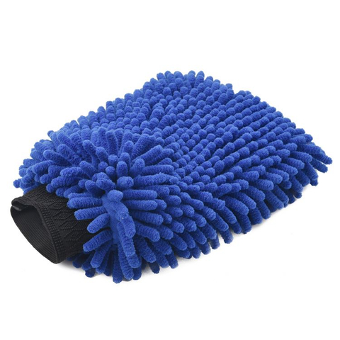 Satisfying service Premium Scratch Free Ultra Plush Micro-Noodle Auto Car Mitt Chenille Microfiber Wash Glove