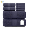 High Quality 600gsm 100% Cotton 5 Star Bath Towel China Factory Hotel Spa White Cotton Towel Set