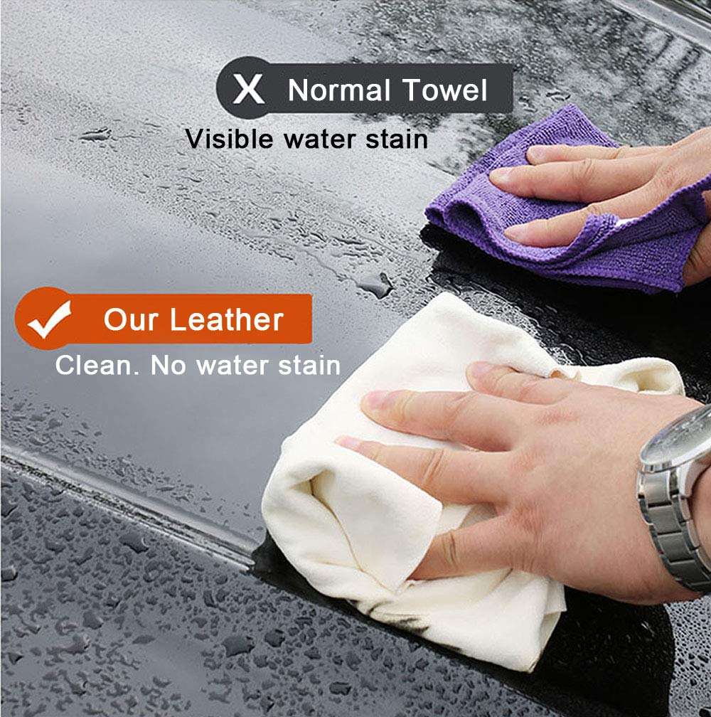 100*70cm Chamois Cloth for Car Drying Towel Natural Shammy Towel Real Leather Washing Cloth Cleaning Towel Car Wipes