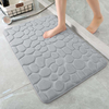 Soft Memory Foam Shower Bathroom Bath Floor Mat Rugs Quick Dry Super Water Absorbent Non Slip Stone Bath Mat