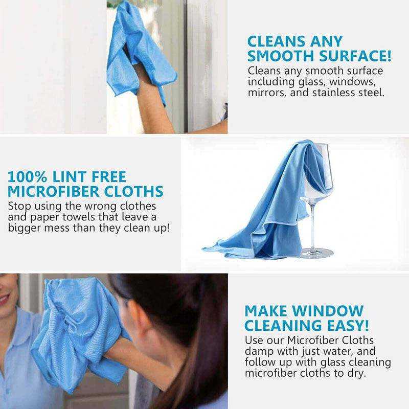 Microfiber Cleaning Cloth All-purpose Microfiber Towels Streak Free Cleaning Rags Customized Kitchen Supplies Kitchen Items