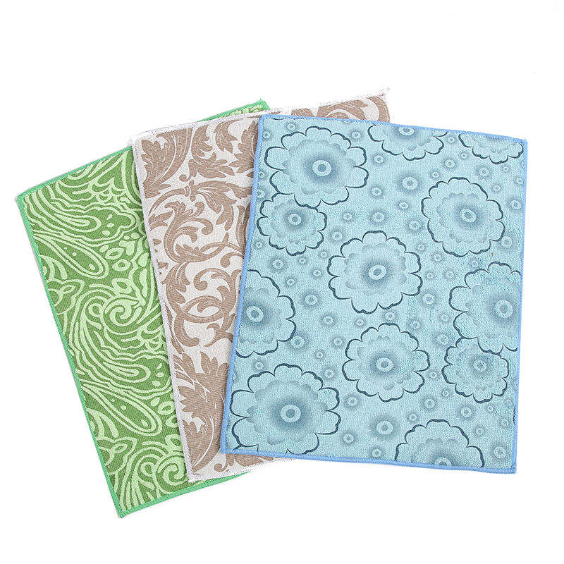 Foldable Polyester Dish Drying Mat Microfiber Printed Kitchen Absorbent Dish Drying Mat Polyester Dish Drying Mat
