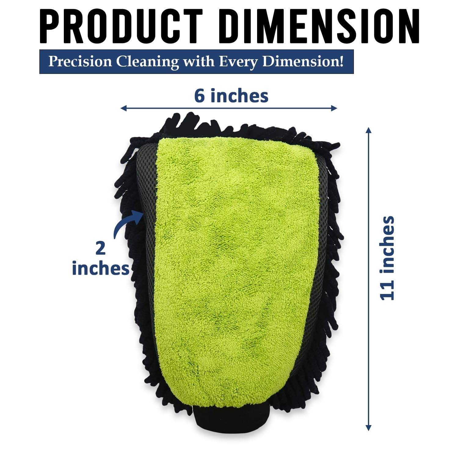 Customized Car Care Products Auto Detailing Car Wash Waterproof Gloves Noodles Microfiber Car Cleaning Glove