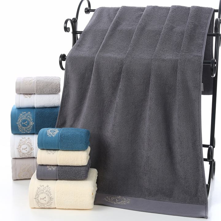 Egyptian Plush White 100% Genuine Turkish Cotton Shower Tools Comfortable Towel Luxury Hotel Bath Set