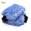 Soft Car Care Microfiber Absorbent Plush Cleaning Gloves Car Detailing Hand Wash Mitt