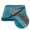Quick Dry Premium 1200gsm 40*40cm 60*90cm Two Layers Purple Auto Detailing Cloth Microfiber Car Wash Cleaning Drying Towel